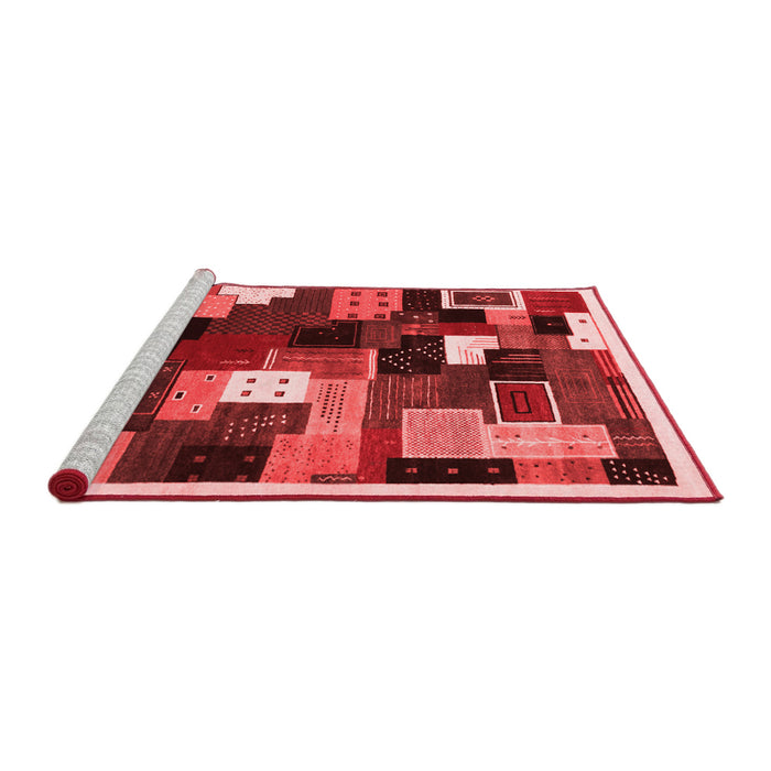 Contemporary Red Washable Rugs