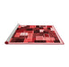 Contemporary Red Washable Rugs