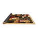 Sideview of Abstract Brown Contemporary Rug, con606brn