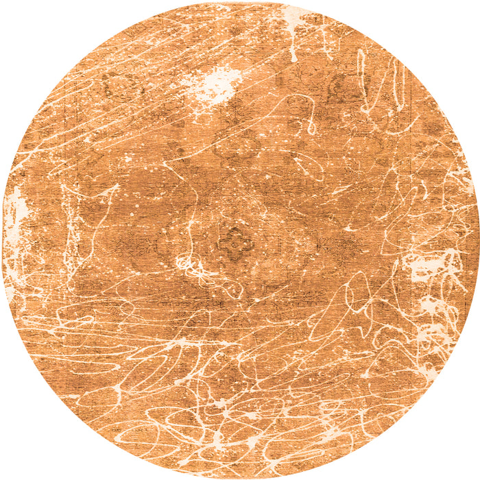 Machine Washable Abstract Orange Contemporary Area Rugs, wshcon607org