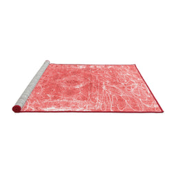 Contemporary Red Washable Rugs