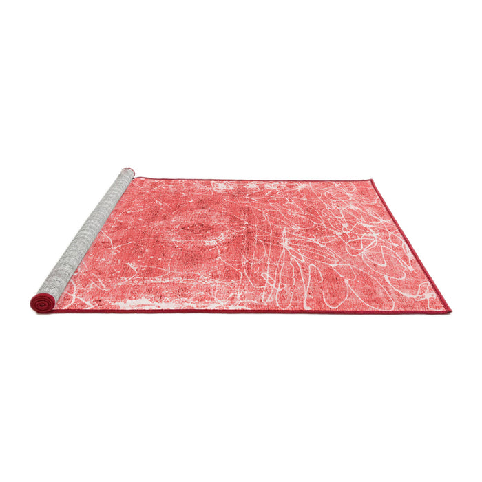 Contemporary Red Washable Rugs