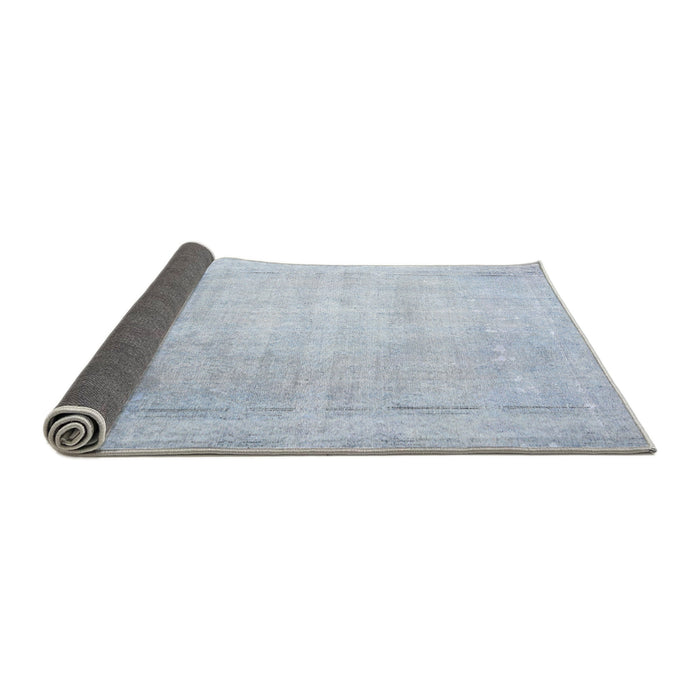Thickness of Contemporary Blue Gray Modern Rug, con608
