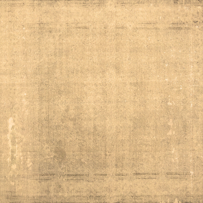Square Machine Washable Abstract Brown Contemporary Rug, wshcon608brn