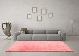 Contemporary Red Washable Rugs