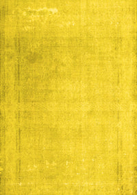 Abstract Yellow Contemporary Rug, con608yw