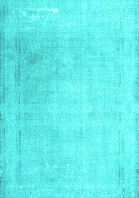 Abstract Turquoise Contemporary Rug, con608turq