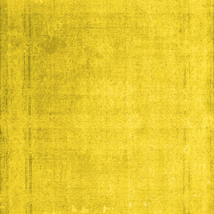 Machine Washable Abstract Yellow Contemporary Rug, wshcon608yw