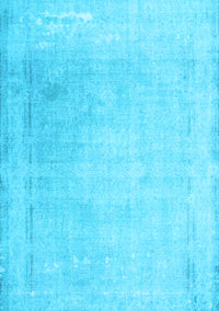 Abstract Light Blue Contemporary Rug, con608lblu