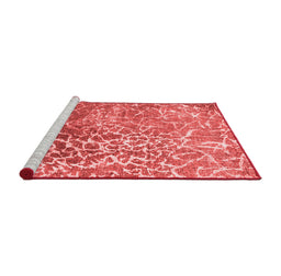 Contemporary Red Washable Rugs