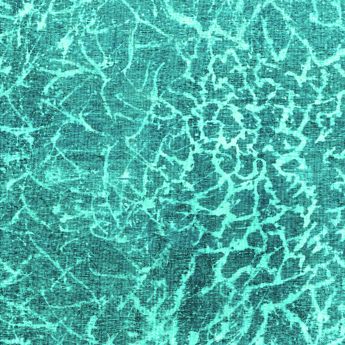 Machine Washable Abstract Turquoise Contemporary Area Rugs, wshcon609turq