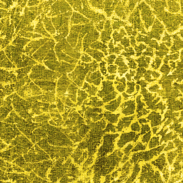 Machine Washable Abstract Yellow Contemporary Rug, wshcon609yw