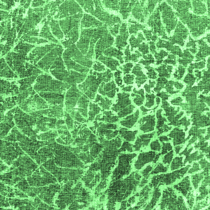 Machine Washable Abstract Emerald Green Contemporary Area Rugs, wshcon609emgrn
