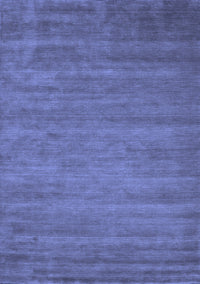 Abstract Blue Contemporary Rug, con60blu