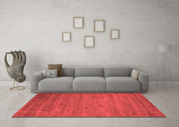 Contemporary Red Washable Rugs