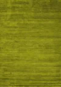 Abstract Yellow Contemporary Rug, con60yw