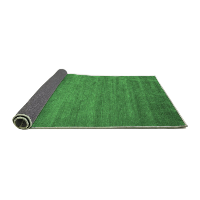Sideview of Abstract Emerald Green Contemporary Rug, con60emgrn