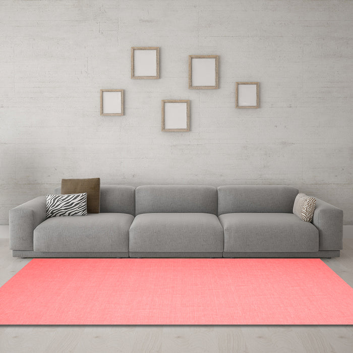 Contemporary Red Washable Rugs