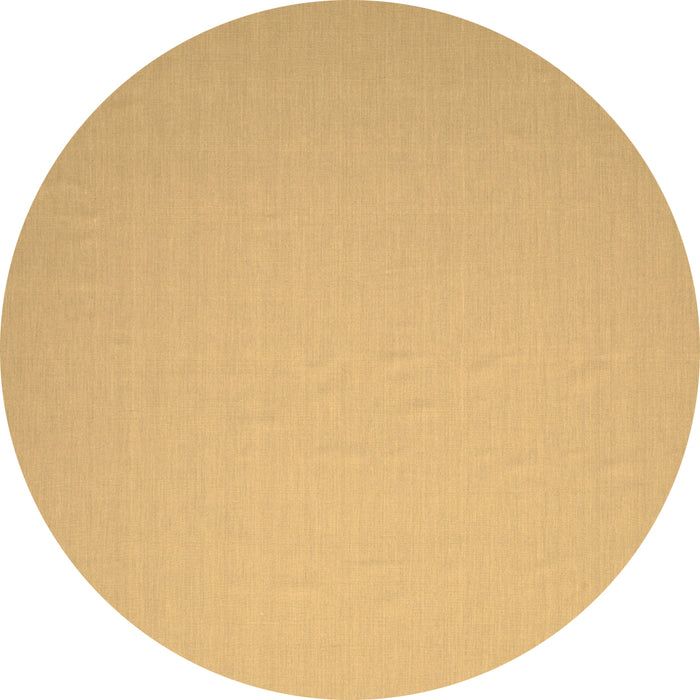 Round Abstract Brown Contemporary Rug, con610brn