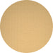 Round Abstract Brown Contemporary Rug, con610brn