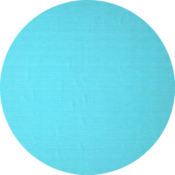 Round Machine Washable Abstract Light Blue Contemporary Rug, wshcon610lblu