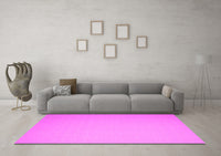 Machine Washable Abstract Pink Contemporary Rug, wshcon610pnk
