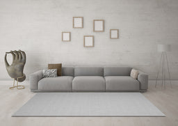 Machine Washable Abstract Gray Contemporary Rug in a Living Room,, wshcon610gry