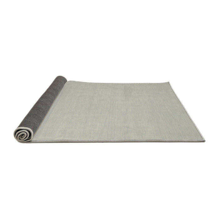 Thickness of Contemporary Pale Silver Gray Modern Rug, con611