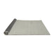 Thickness of Contemporary Pale Silver Gray Modern Rug, con611