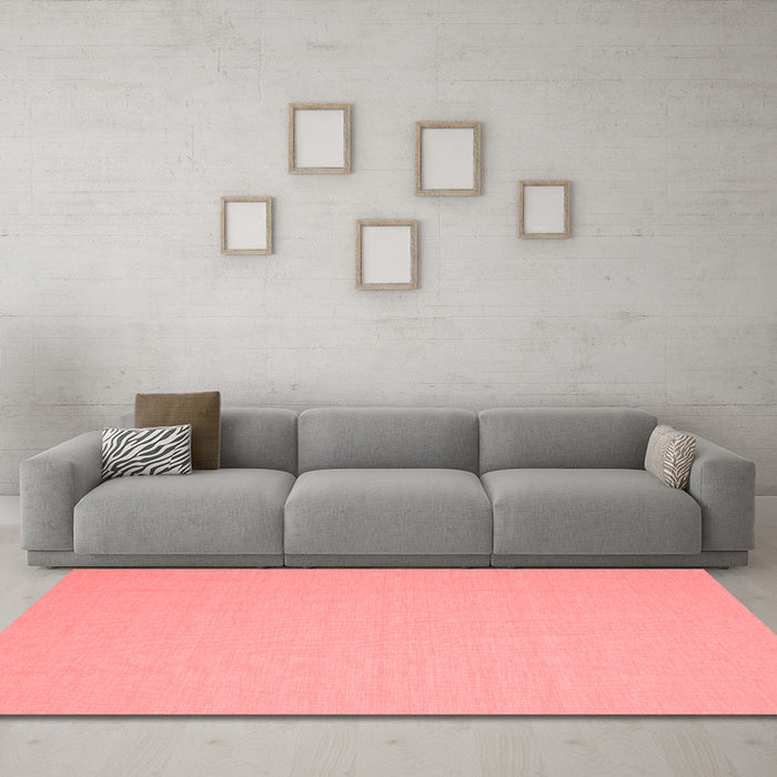Contemporary Red Washable Rugs
