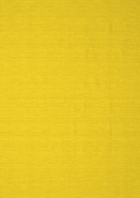 Abstract Yellow Contemporary Rug, con611yw