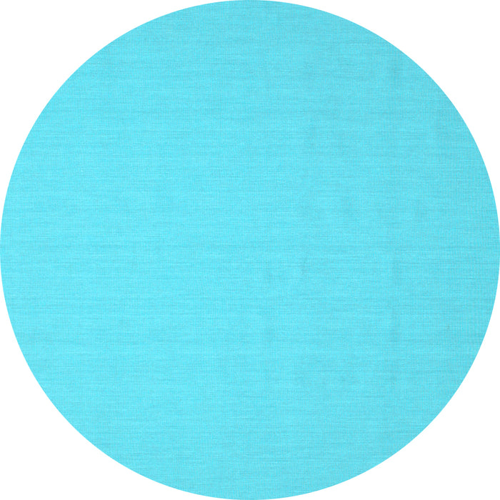 Round Machine Washable Abstract Light Blue Contemporary Rug, wshcon611lblu