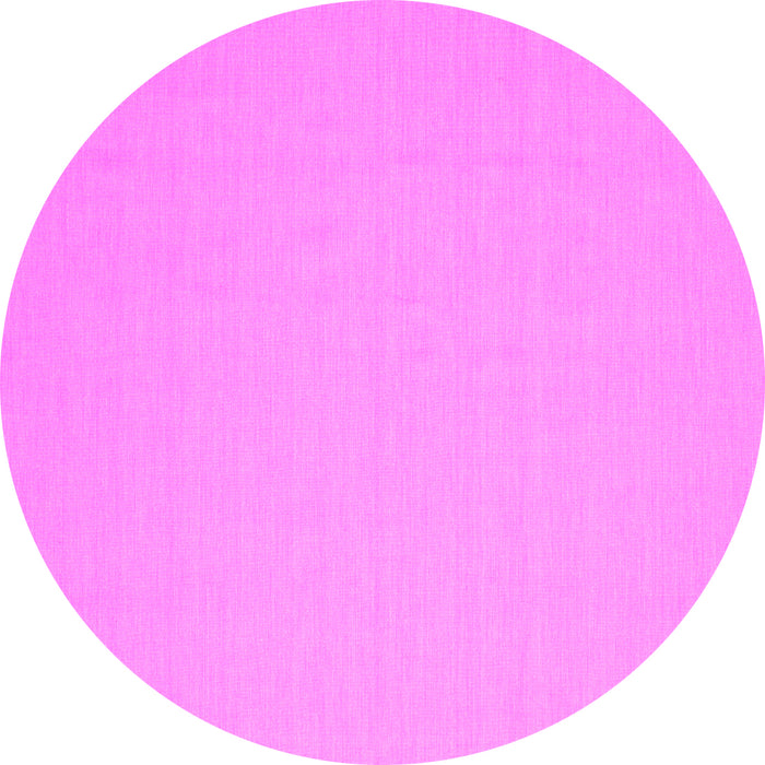 Round Abstract Pink Contemporary Rug, con611pnk