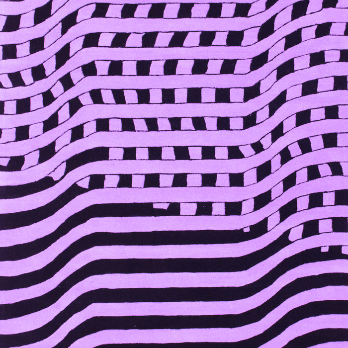 Abstract Purple Contemporary Rug, con612pur