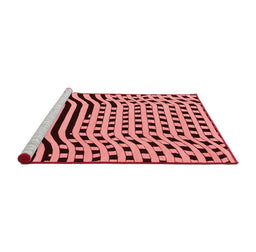 Contemporary Red Washable Rugs