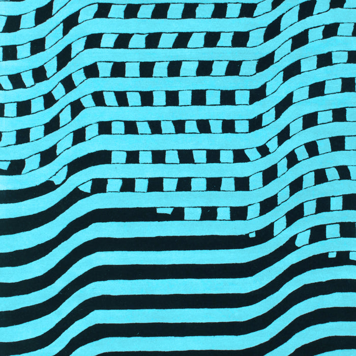 Machine Washable Abstract Light Blue Contemporary Rug, wshcon612lblu