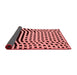 Abstract Red Contemporary Area Rugs