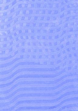 Abstract Blue Contemporary Rug, con613blu