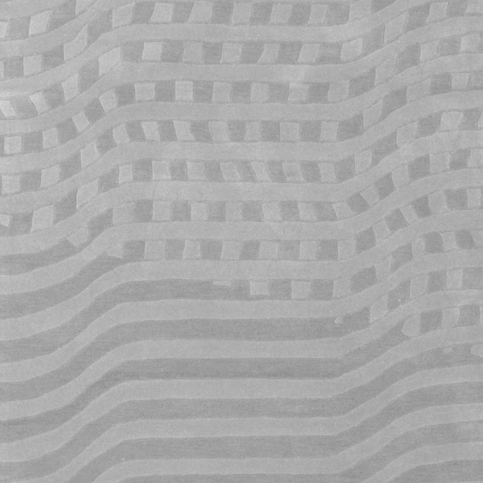 Serging Thickness of Machine Washable Abstract Gray Contemporary Rug, wshcon613gry