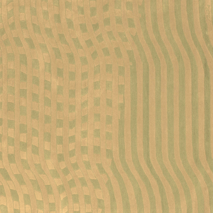 Square Abstract Brown Contemporary Rug, con613brn