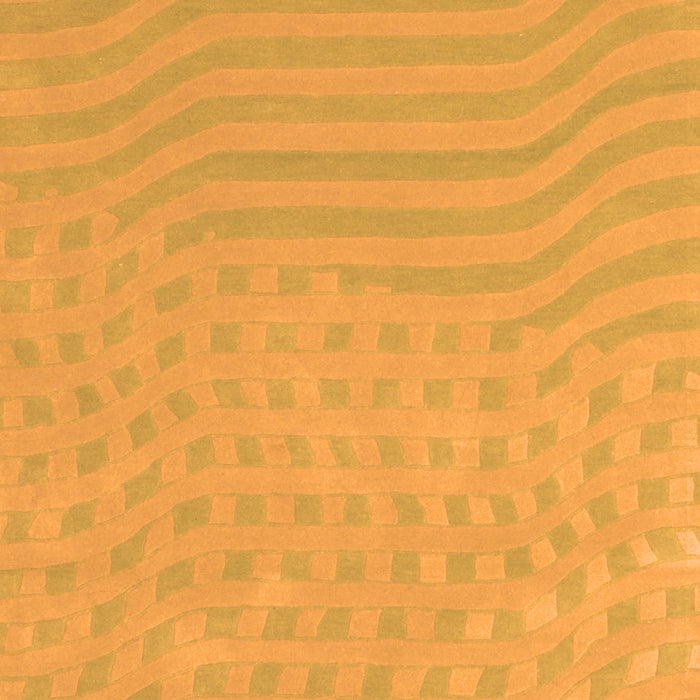 Abstract Orange Contemporary Rug, con613org