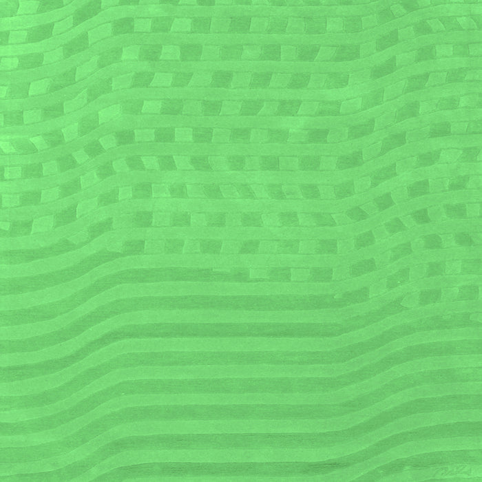 Square Machine Washable Abstract Emerald Green Contemporary Area Rugs, wshcon613emgrn