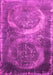 Machine Washable Persian Pink Bohemian Rug, wshcon614pnk