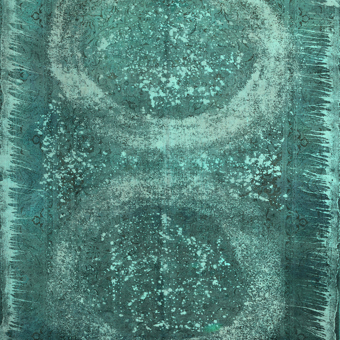 Persian Turquoise Bohemian Rug, con614turq
