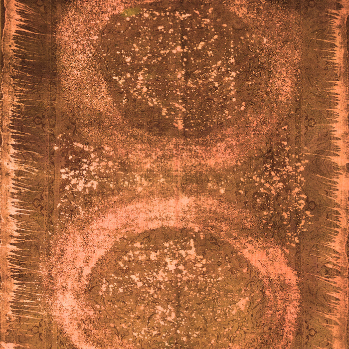 Persian Orange Bohemian Rug, con614org