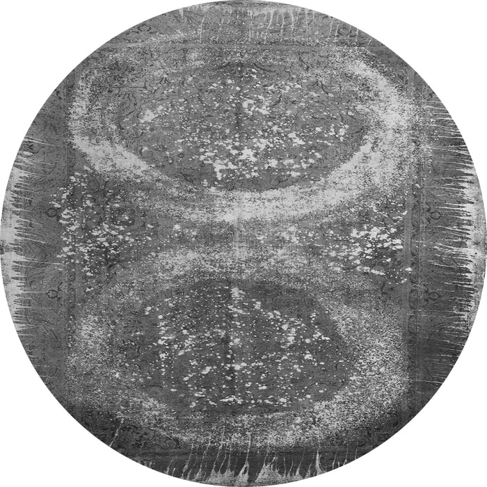 Square Persian Gray Bohemian Rug, con614gry