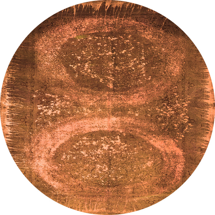 Machine Washable Persian Orange Bohemian Area Rugs, wshcon614org