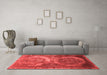 Bohemian Red Washable Rugs