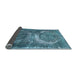 Sideview of Persian Light Blue Bohemian Rug, con614lblu