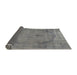 Thickness of Contemporary Silver Gray Modern Rug, con615